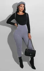 Sexy Slim Print Jumpsuit Two Piece Sets FSXF-236