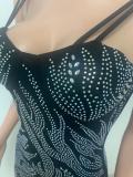 Sexy Rhinestone Spaghetti Strap Club Dress LSD-81064