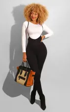 Sexy Slim Print Jumpsuit Two Piece Sets FSXF-236