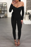 Fashion Casual Long Sleeve Jumpsuits FSXF-06