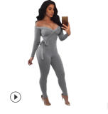 Fashion Casual Long Sleeve Jumpsuits FSXF-06