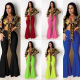 Plus Size Fashion Slim Flare Pants NY-8907