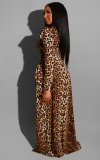 Sexy Printed One Shoulder High Low Irregular Top NK-8515