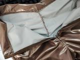 Bright Leather Split Skinny Ruched Pants LSD-81066