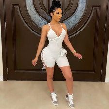 Sexy Backless Lace Up Rompers OSM-4348