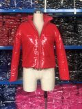 Bright PU Leather Bread Down Coat OSM-4524