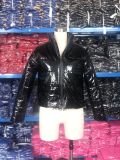 Bright PU Leather Bread Down Coat OSM-4524