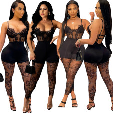 Fashion Sling Lace Sexy Rompers OSM-5259
