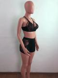 Fashion Sexy Lace Chest Support Two Piece Sets OSM-5292