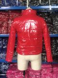 Bright PU Leather Bread Down Coat OSM-4524