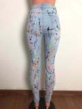 Fashion Ripped Denim Pencil Pants OSM-5318