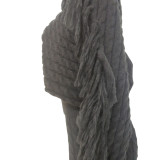 Solid Knitted Tassel Long Sleeve Sweater Pants Sets TR-1186