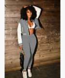 Casual Baseball Jacket And Pants 2 Piece Suits WSM-5288