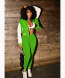 Casual Baseball Jacket And Pants 2 Piece Suits WSM-5288