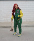 Casual Letter Baseball Jacket And Pants Two Piece Sets YH-5244
