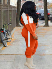Plus Size Casual Sweatshirt And Pants 2 Piece Sets OMY-80071