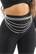 Personality Multi-layer Metal Waist Chain BYCF-fb1190