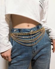 Personality Multi-layer Metal Waist Chain BYCF-fb1190