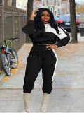 Plus Size Casual Sweatshirt And Pants 2 Piece Sets OMY-80071
