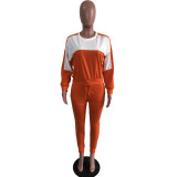 Plus Size Casual Sweatshirt And Pants 2 Piece Sets OMY-80071