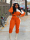 Plus Size Casual Sweatshirt And Pants 2 Piece Sets OMY-80071