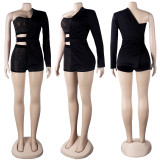 Sexy Slim Hot Rhinestone Short Three Piece Set NY-2105