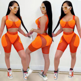 Sexy Tank Top And Shorts Two Piece Sets BY-5142