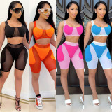 Sexy Tank Top And Shorts Two Piece Sets BY-5142