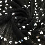 Hot Drilling Mesh Sexy Long Club Dress BY-5351