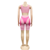 Sexy Tank Top And Shorts Two Piece Sets BY-5142