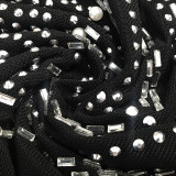 Shiny Hot Drilling Mesh Sexy Club Dress BY-5385