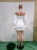Sexy Off Shoulder Long Sleeve Bodycon Dress BN-9310
