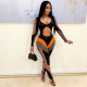 Sexy Hollow Out Long Sleeve Skinny Jumpsuit FSXF-F329