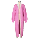 Fashion Casual Loose Cardigan Long Sweater Coat ZSD-Z083