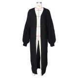 Fashion Casual Loose Cardigan Long Sweater Coat ZSD-Z083