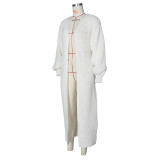 Fashion Casual Loose Cardigan Long Sweater Coat ZSD-Z083