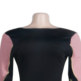 Sexy Hollow Out Long Sleeve Skinny Jumpsuit FSXF-F329