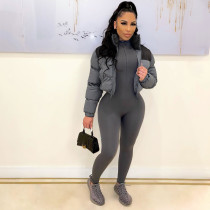 Winter Padded Cotton Zipper Jacket ZSD-0436