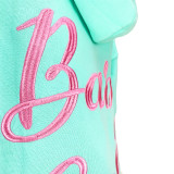 Casual Embroidery Pocket Hoodie Dress ASL-6530