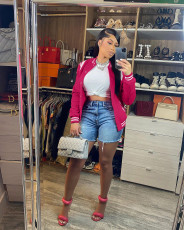 Casual Full Sleeve Baseball Jacket BGN-219