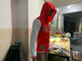 Men's Casual Printed Hooded Full Sleeve Baseball Jacket GLF-0002