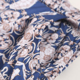 Plus Size Printed Short Sleeve Two Piece Sets JZHF-8041
