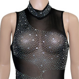 Sexy Hot Drilling Sleeveless Backless Jumpsuit SH-390245