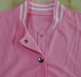 Trendy Baseball Jacket+PU Pleated Mini Skirt 2 Piece Sets WY-6875