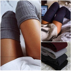 Solid color Knitted stockings XQDF-530