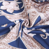 Plus Size Printed Short Sleeve Two Piece Sets JZHF-8041