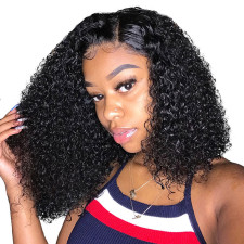 Black Short Curly Wigs ZHJF-12