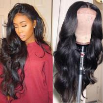 Black Medium Length Curly Wigs ZHJF-13
