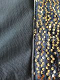 Velvet Sequin Zipper Coat And Pants 2 Piece Sets CM-2169