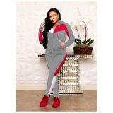Casual Sports Splice Coat And Pants 2 Piece Sets ORY-5075